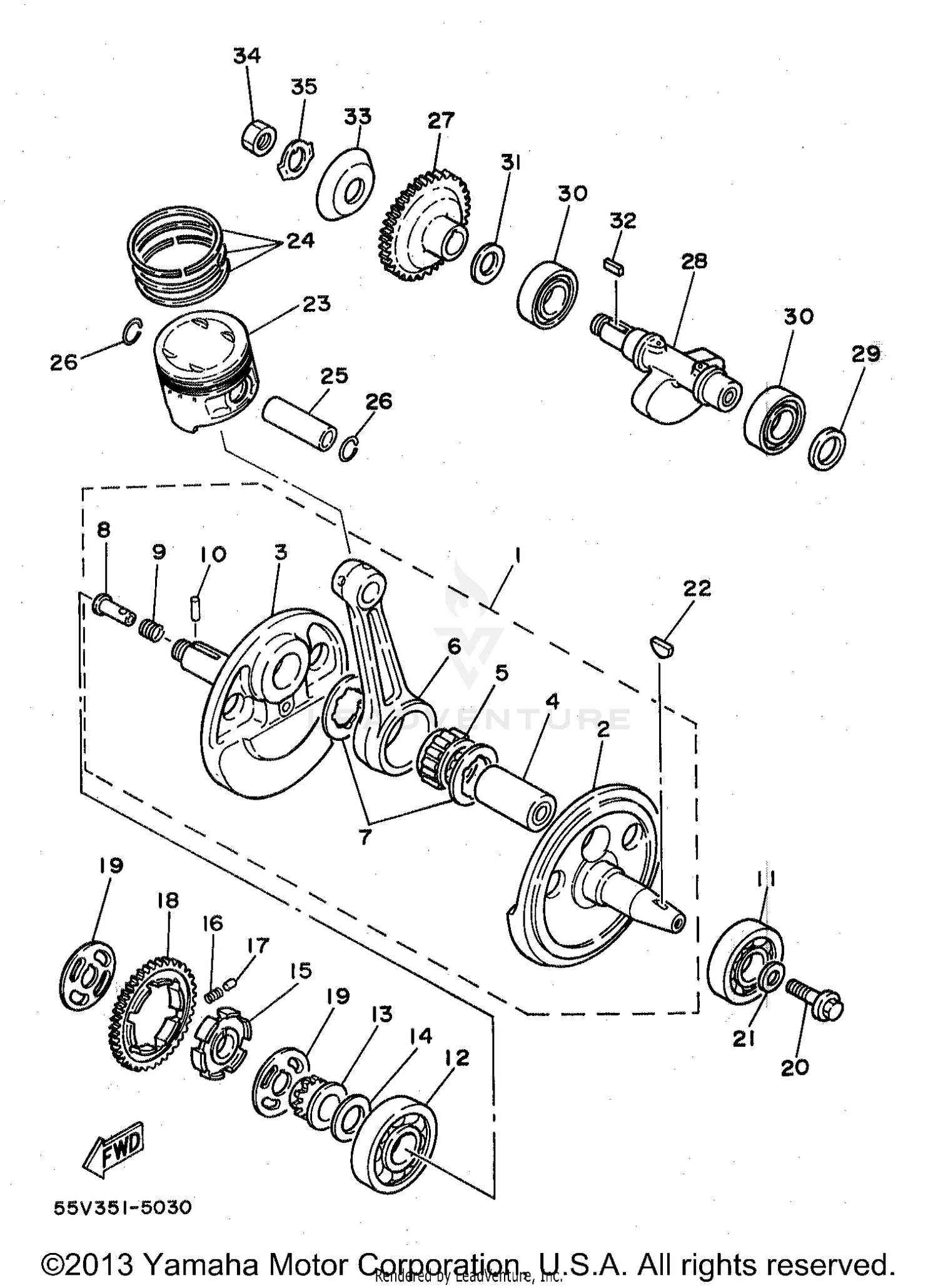 CRANKSHAFT PISTON