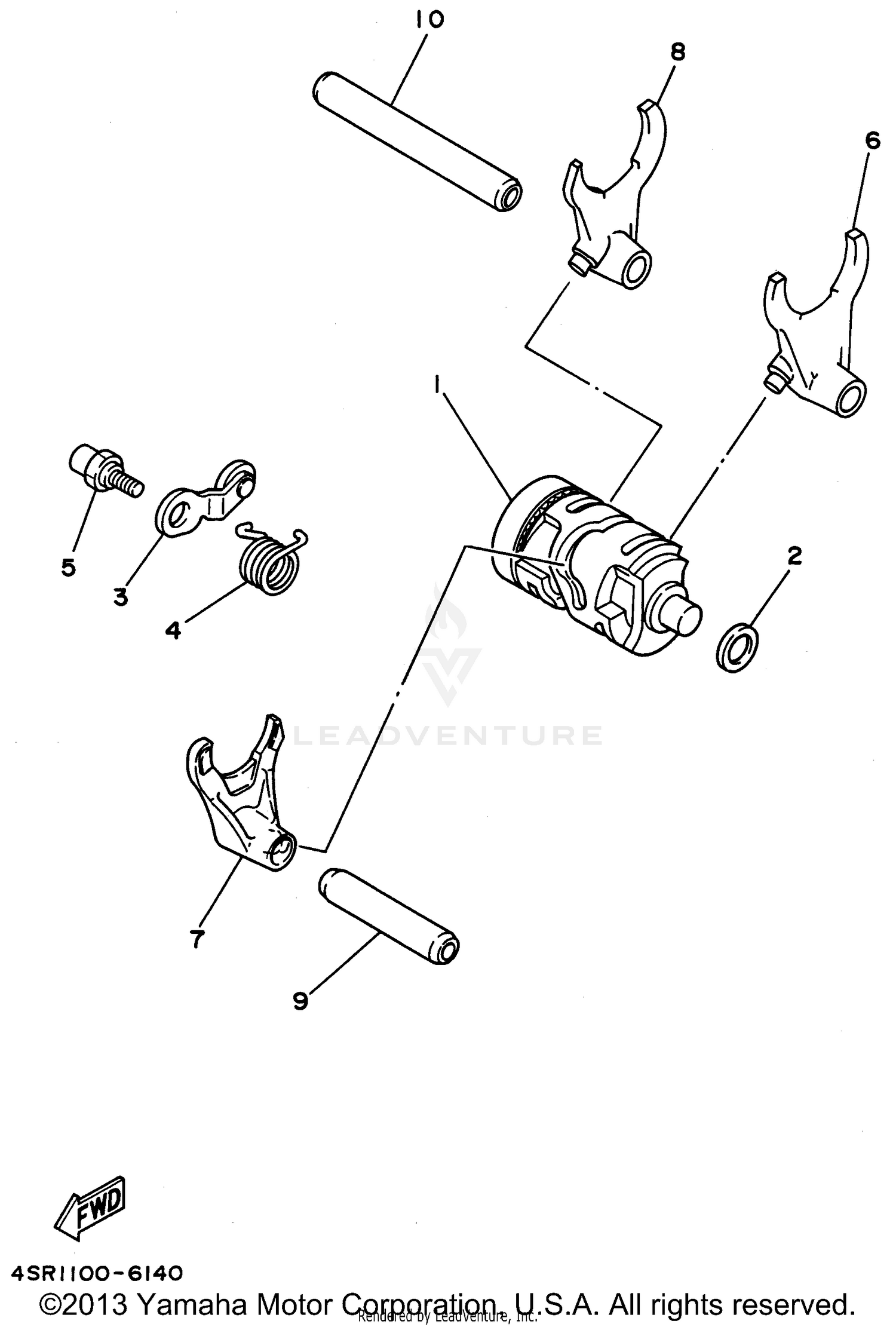SHIFT CAM SHIFT FORK