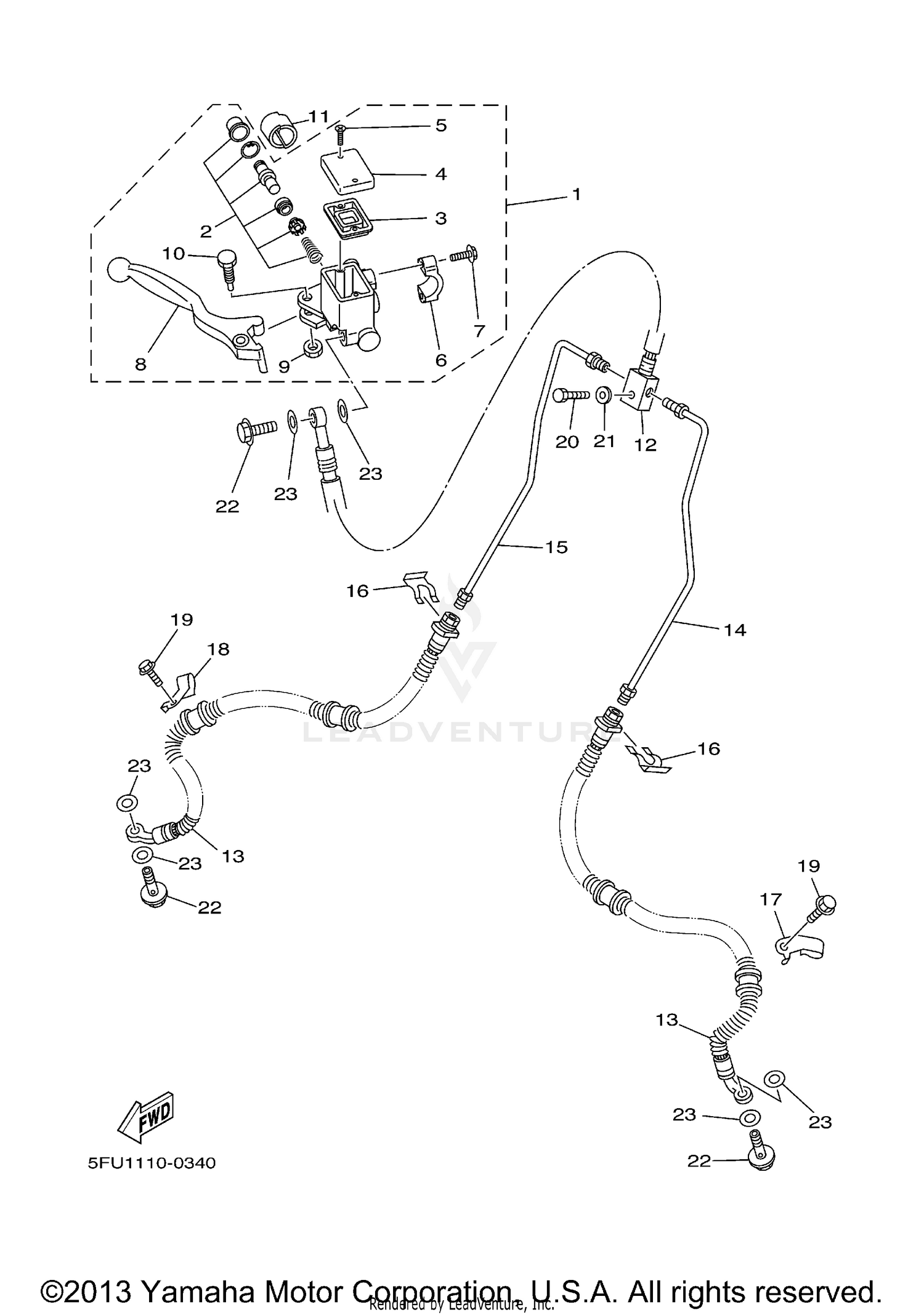 FRONT MASTER CYLINDER