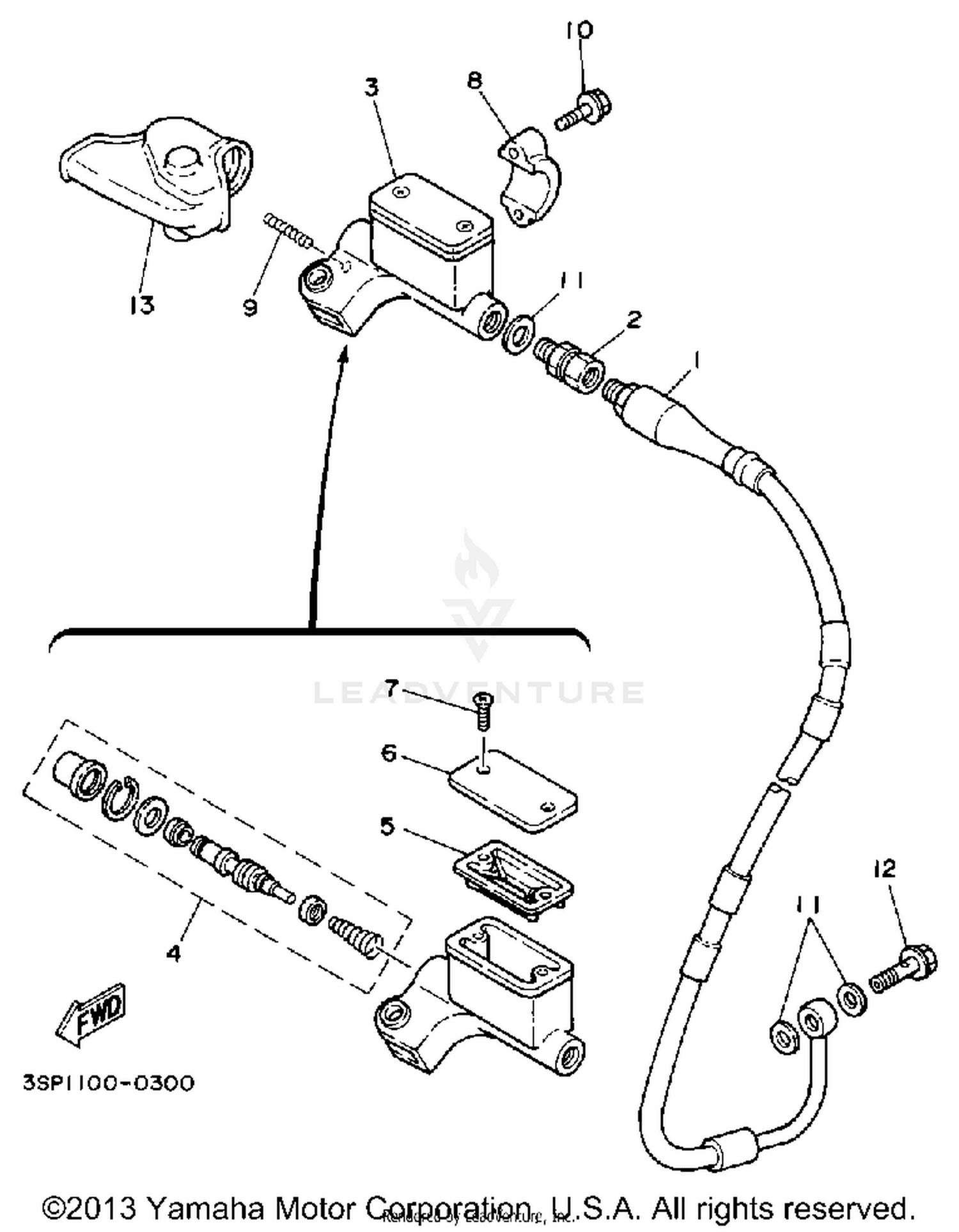 FRONT MASTER CYLINDER