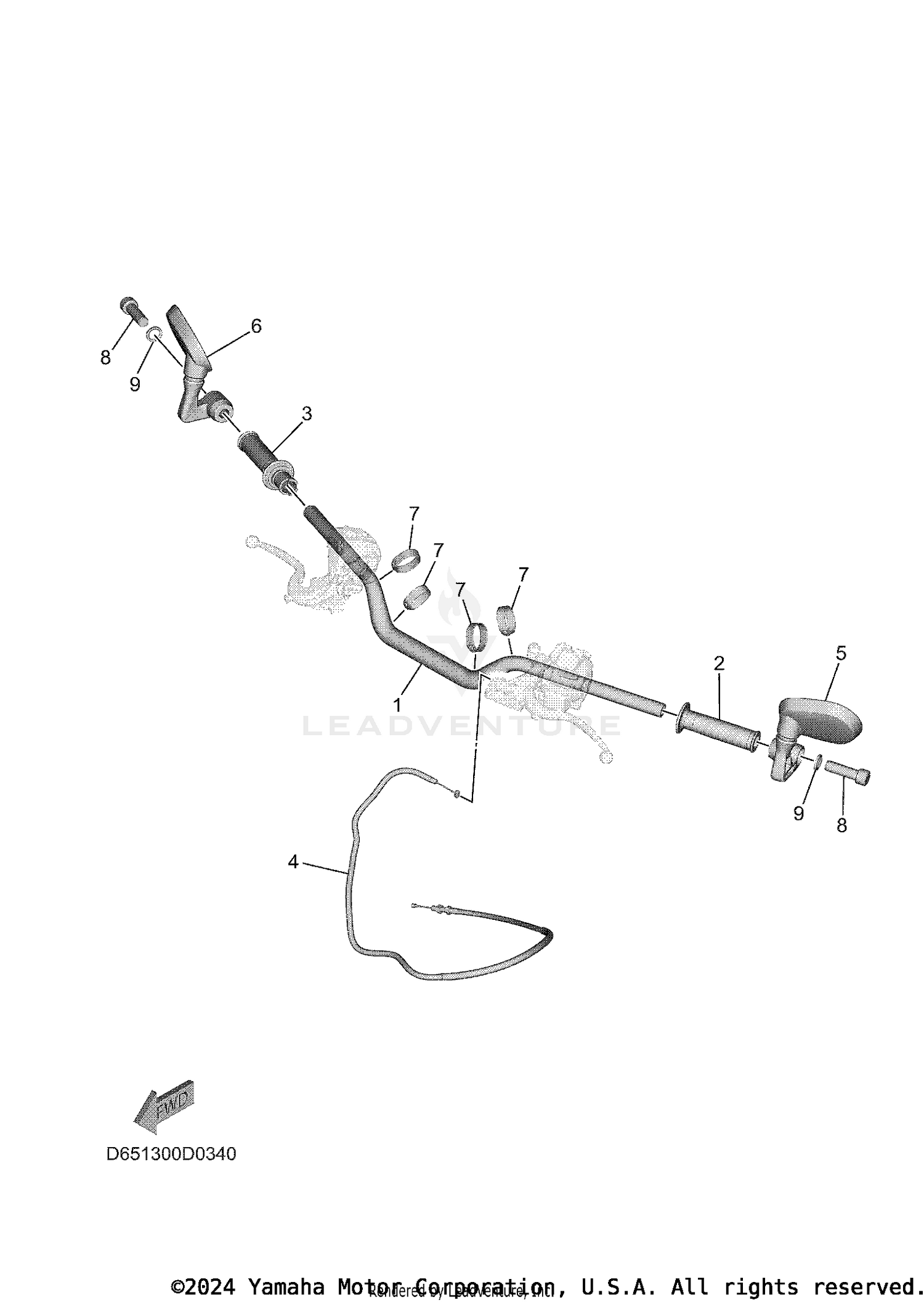 STEERING HANDLE & CABLE