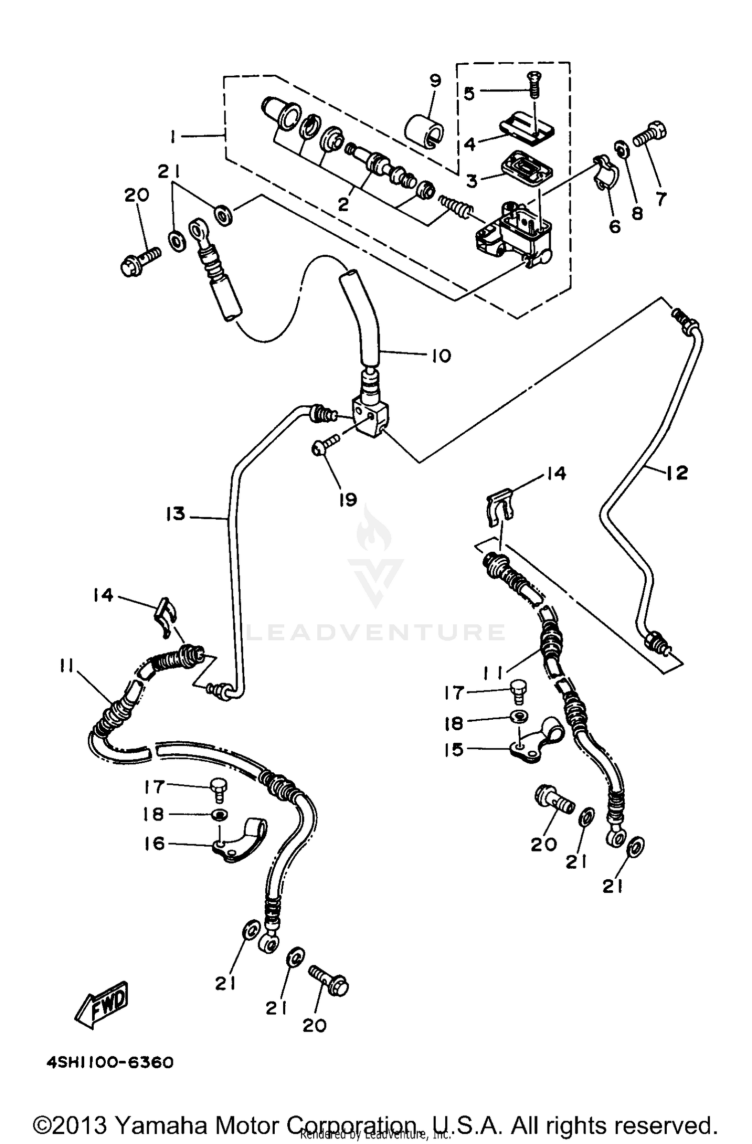 FRONT MASTER CYLINDER