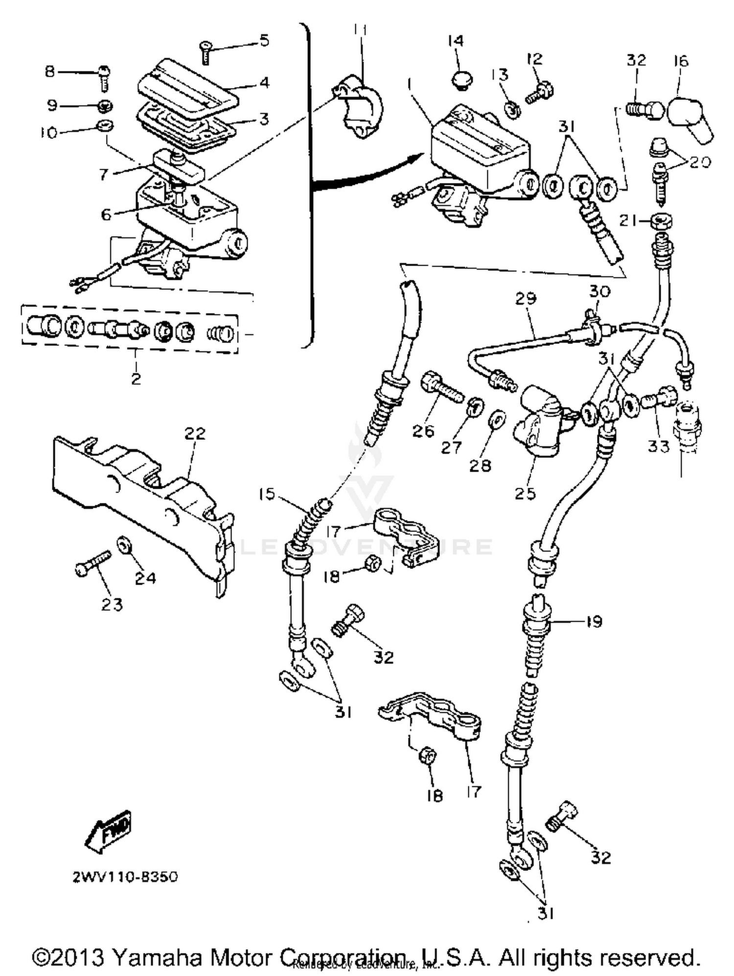 FRONT MASTER CYLINDER 1