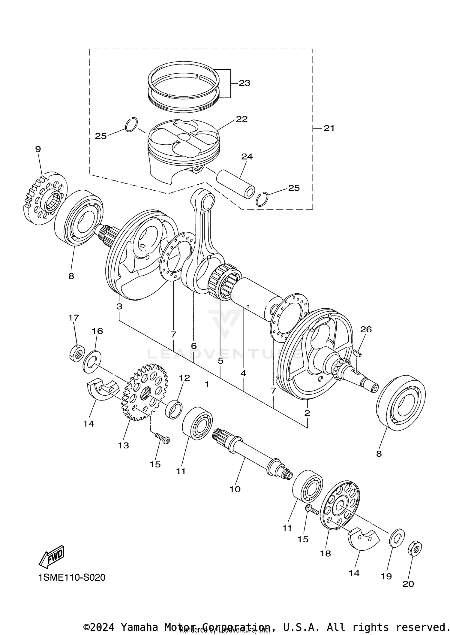 CRANKSHAFT PISTON