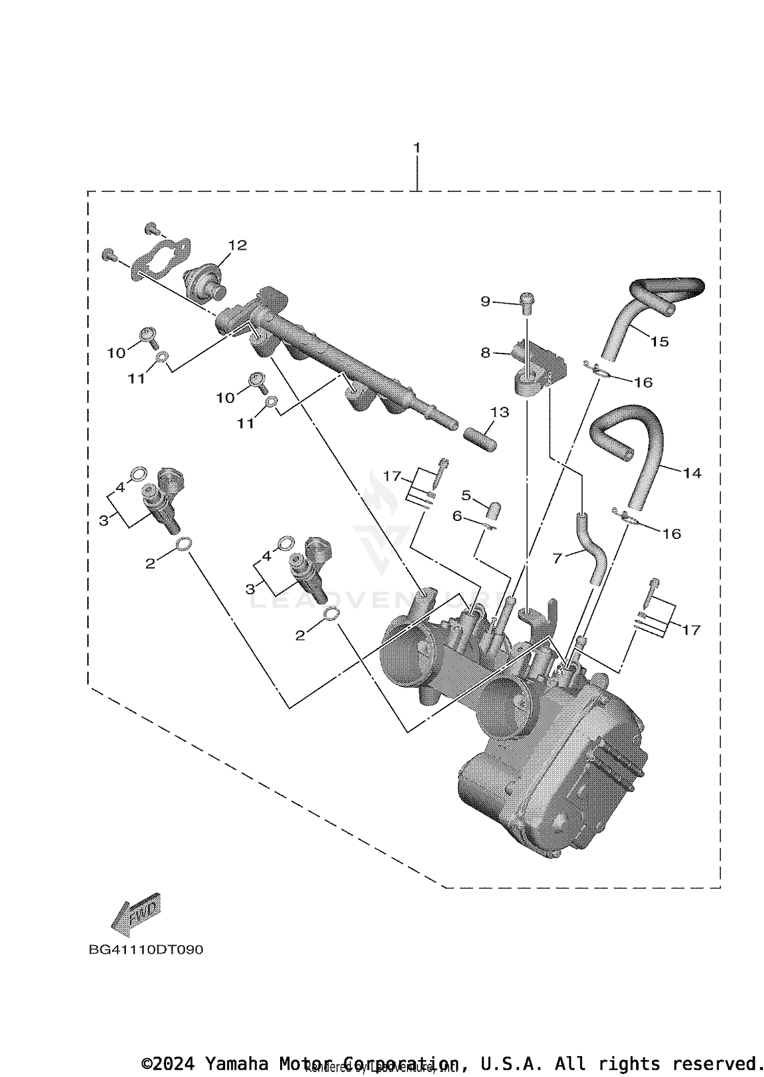 THROTTLE BODY ASSY 1