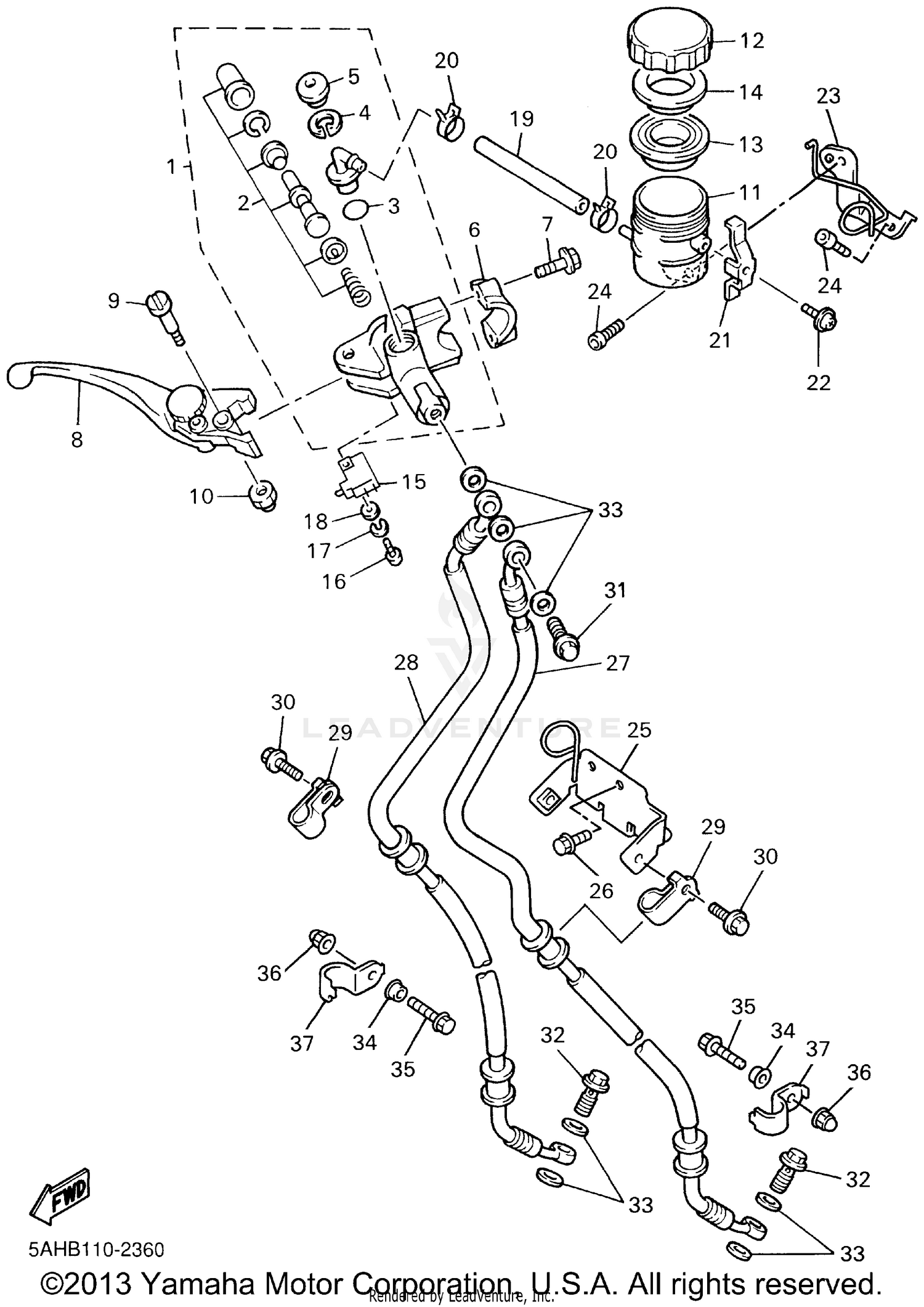 FRONT MASTER CYLINDER
