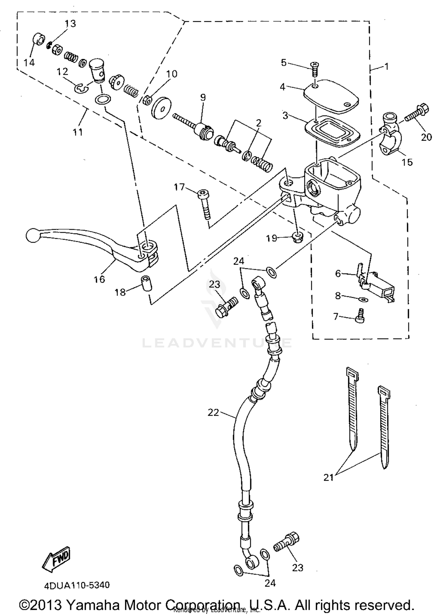 FRONT MASTER CYLINDER