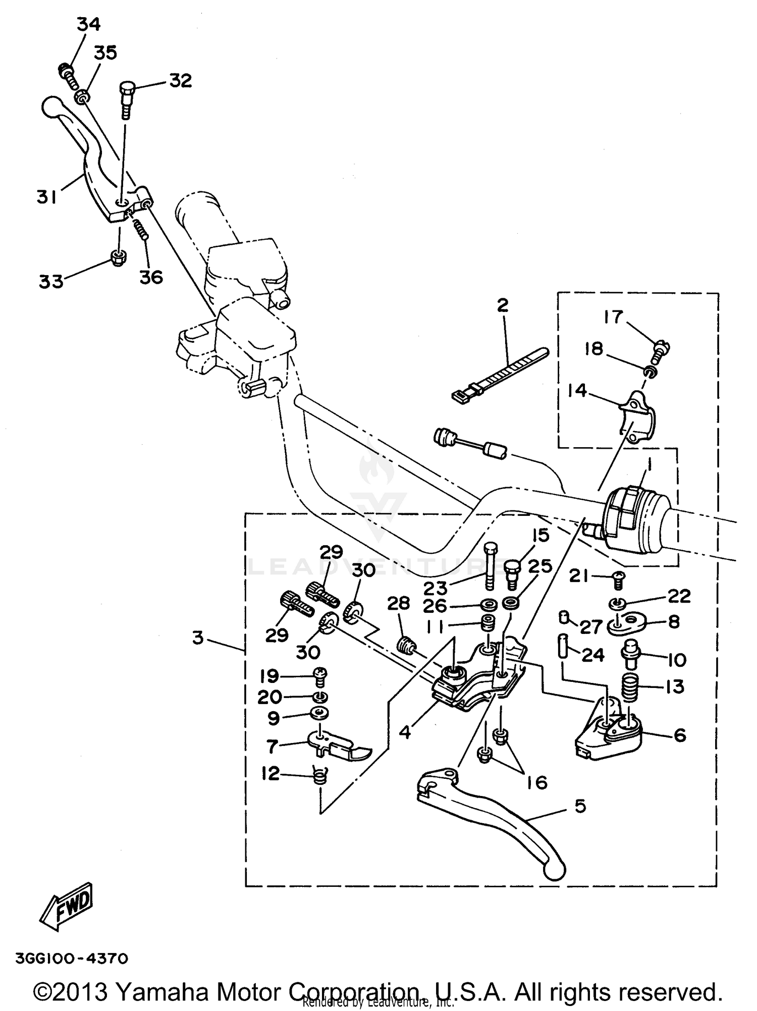 HANDLE SWITCH - LEVER