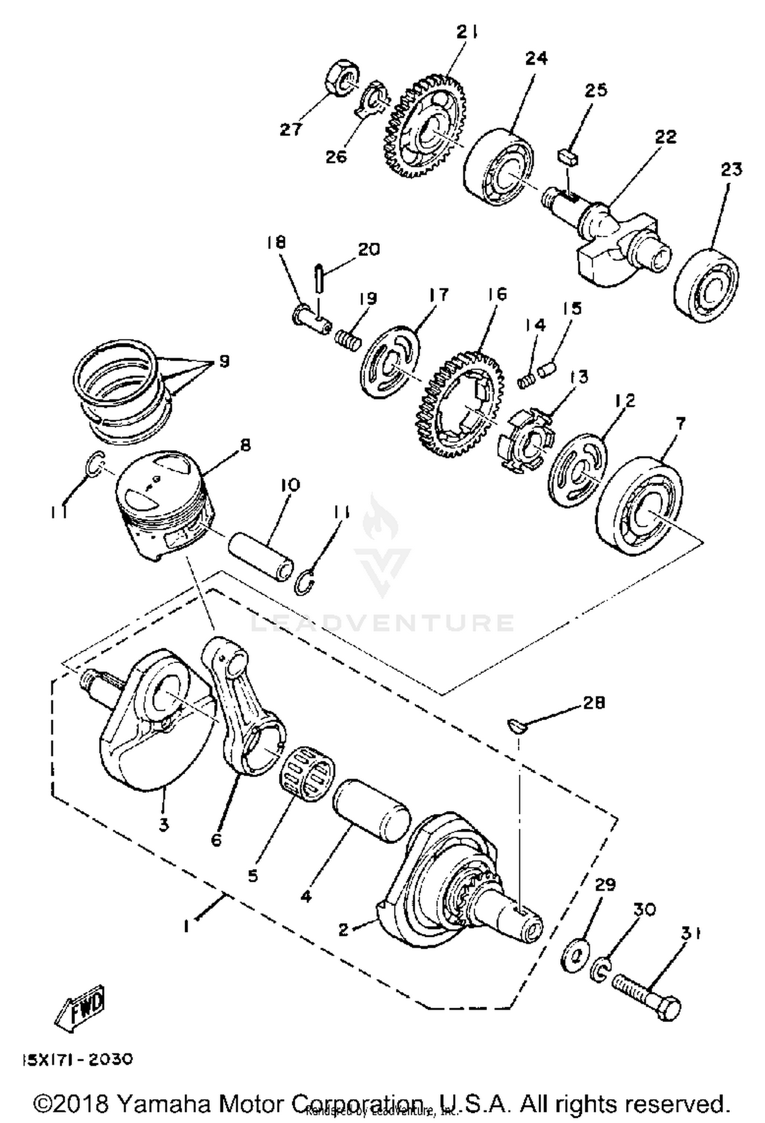 CRANKSHAFT PISTON