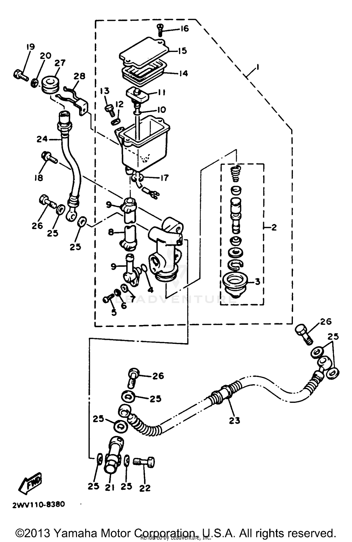 REAR MASTER CYLINDER