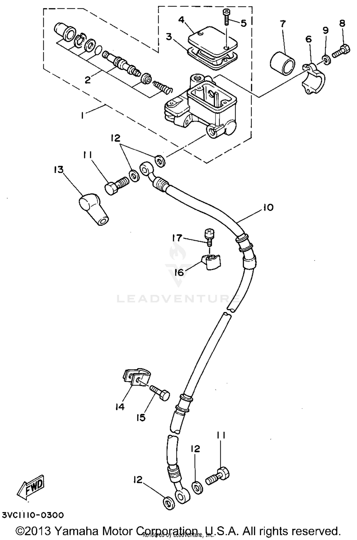 FRONT MASTER CYLINDER