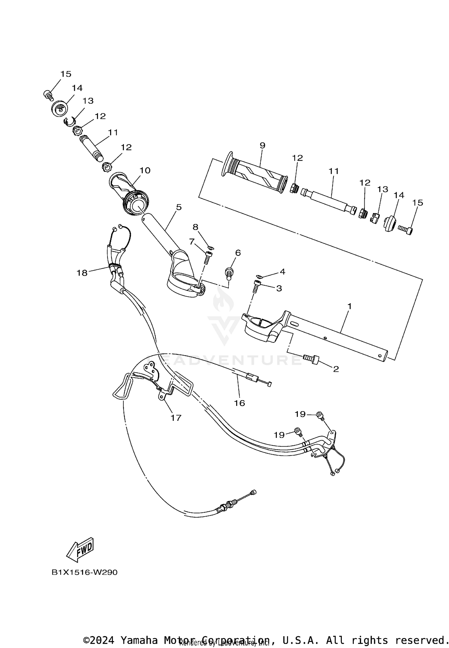 STEERING HANDLE & CABLE