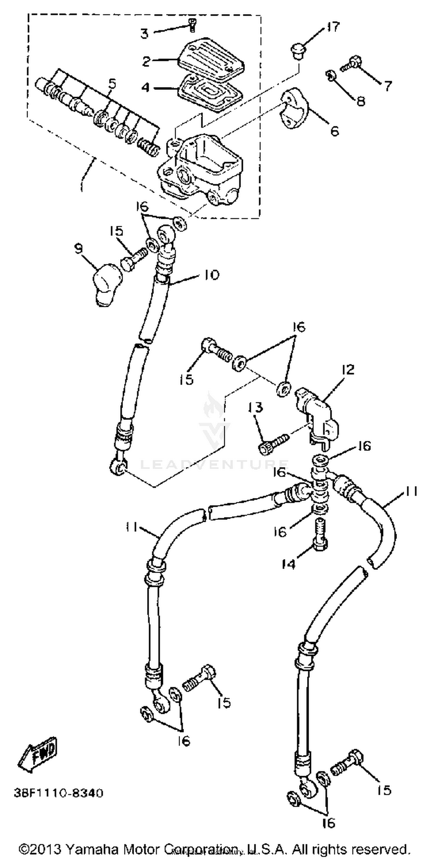 FRONT MASTER CYLINDER