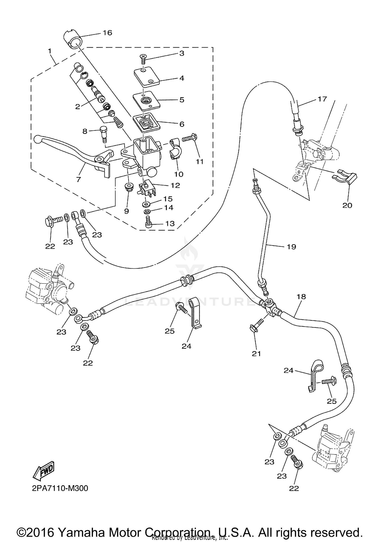 FRONT MASTER CYLINDER
