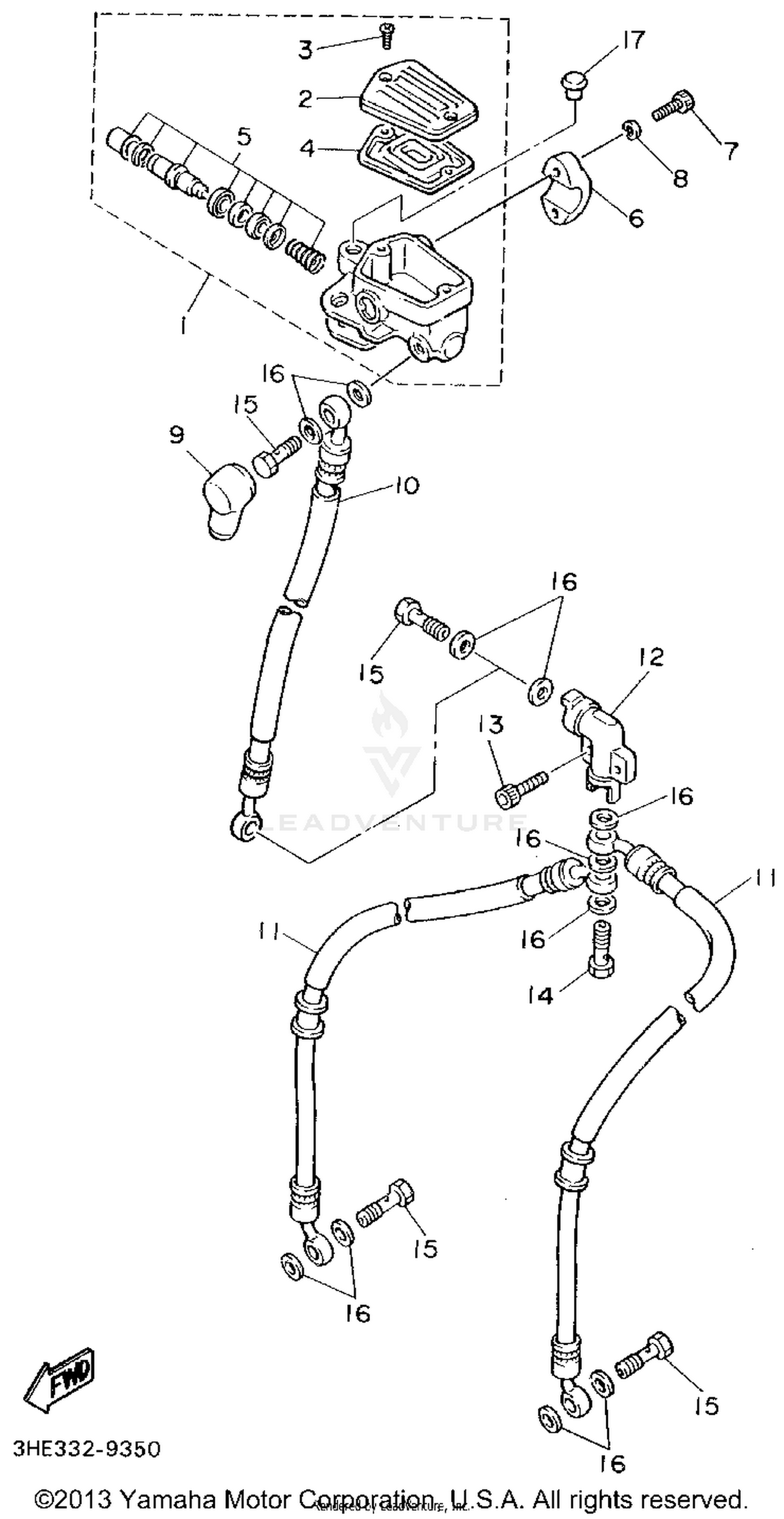 FRONT MASTER CYLINDER
