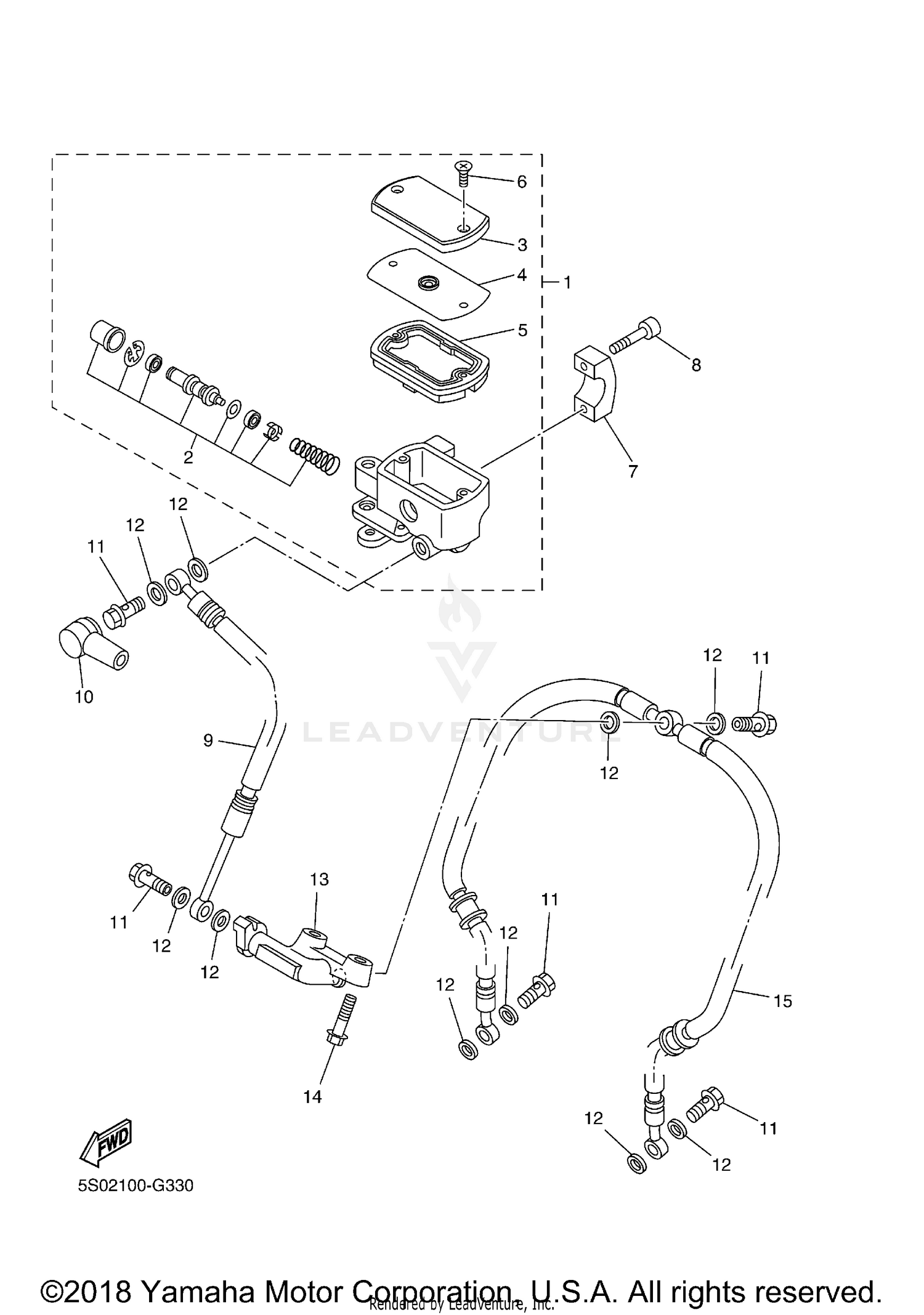 FRONT MASTER CYLINDER