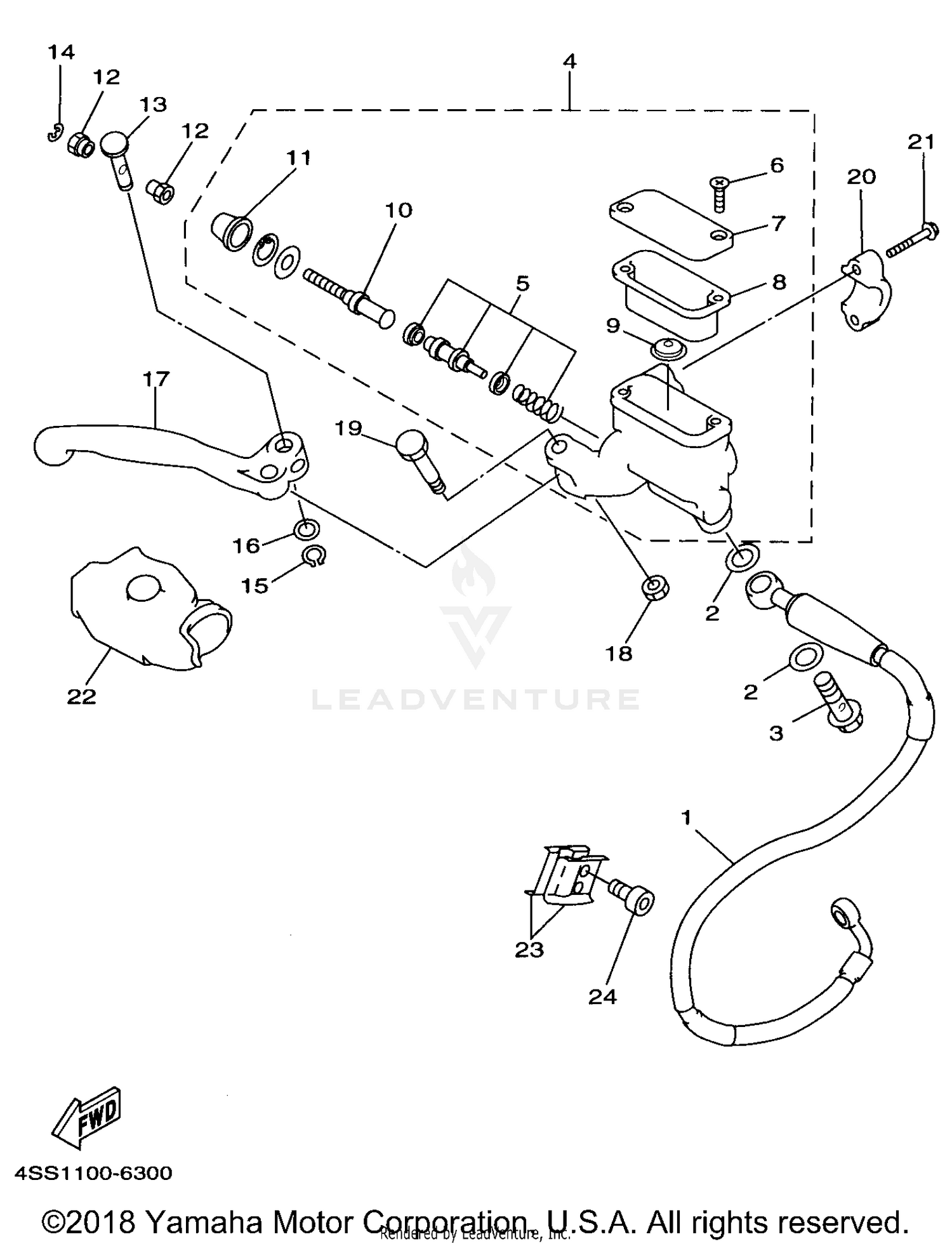FRONT MASTER CYLINDER