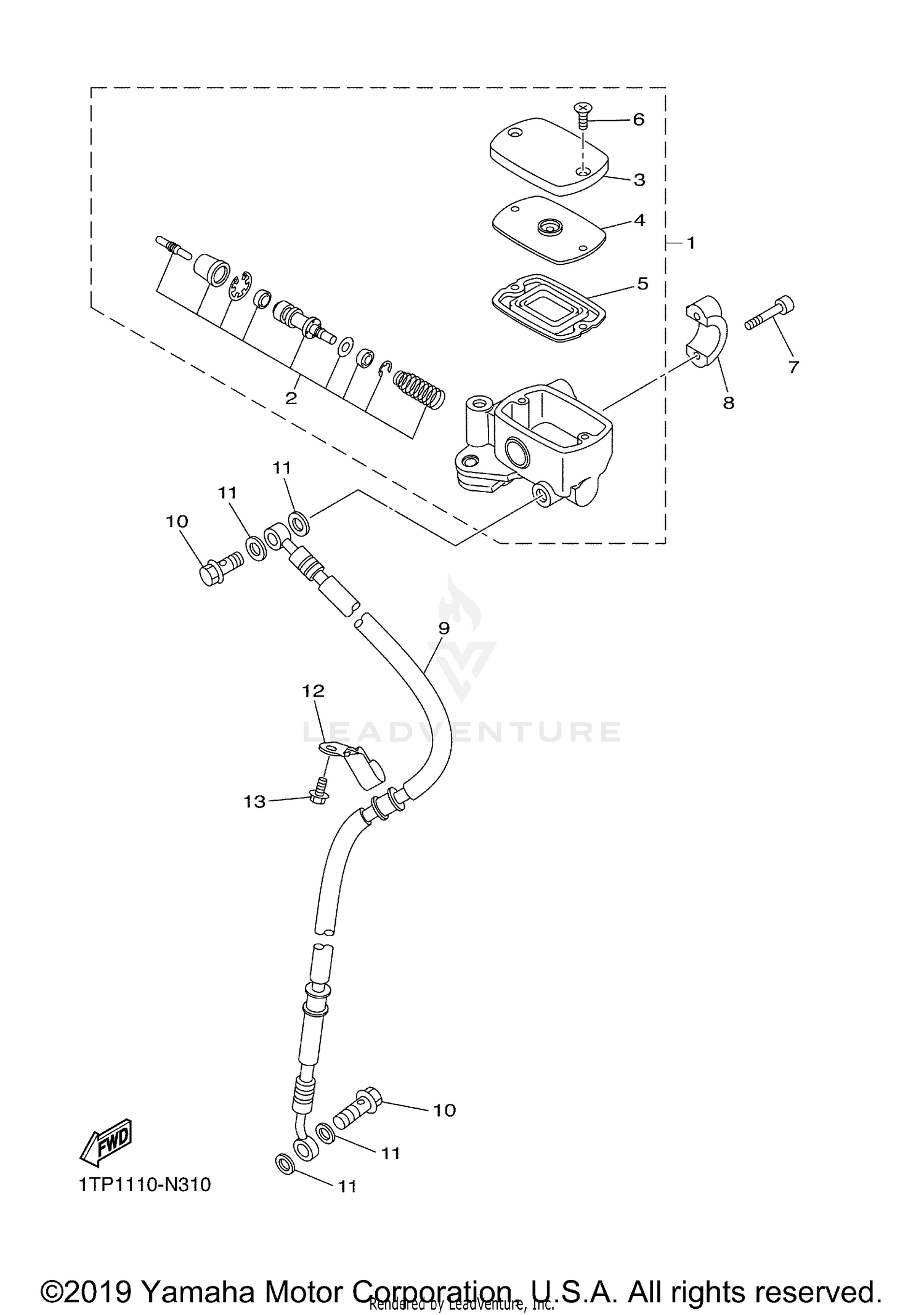 FRONT MASTER CYLINDER