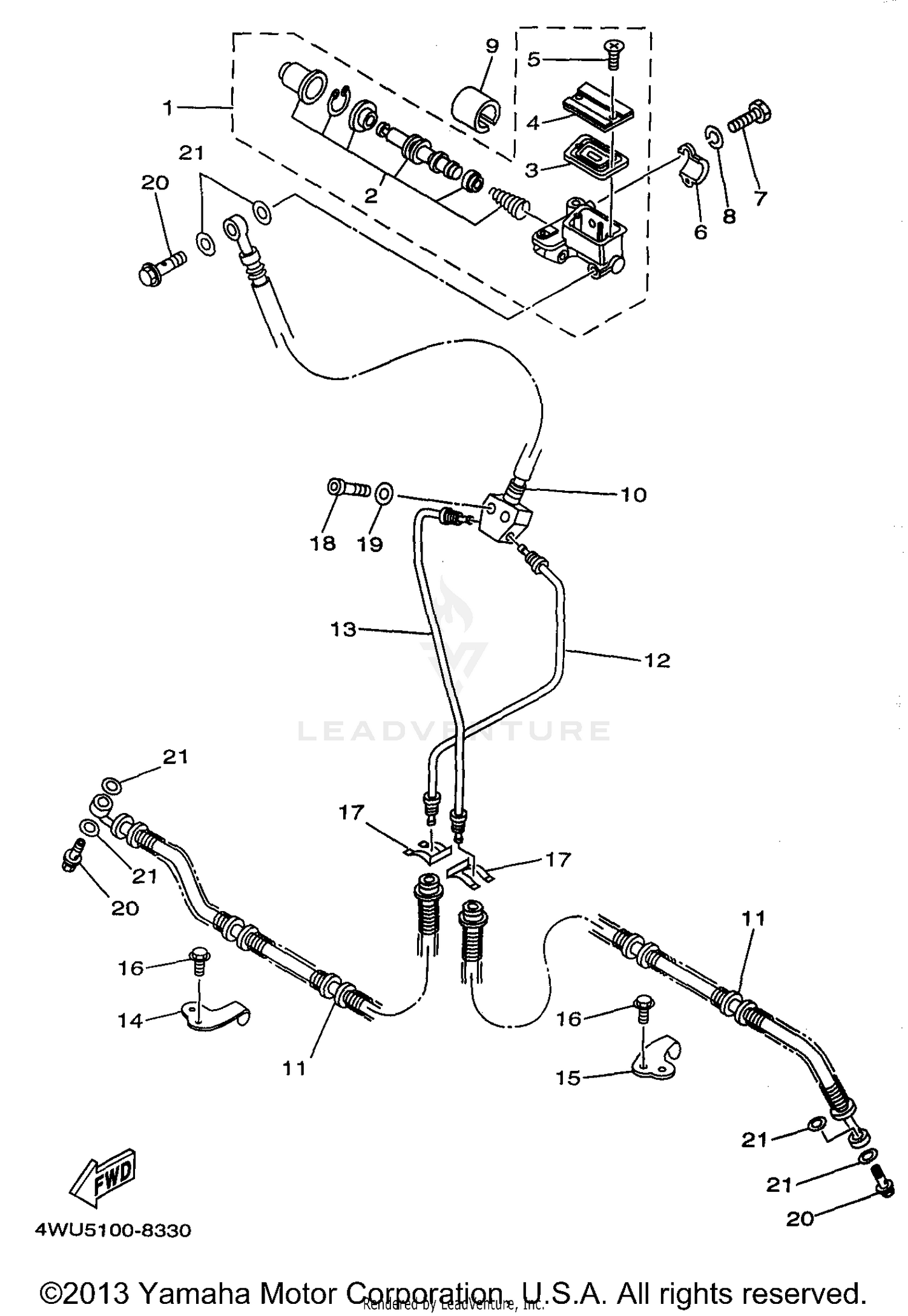 FRONT MASTER CYLINDER