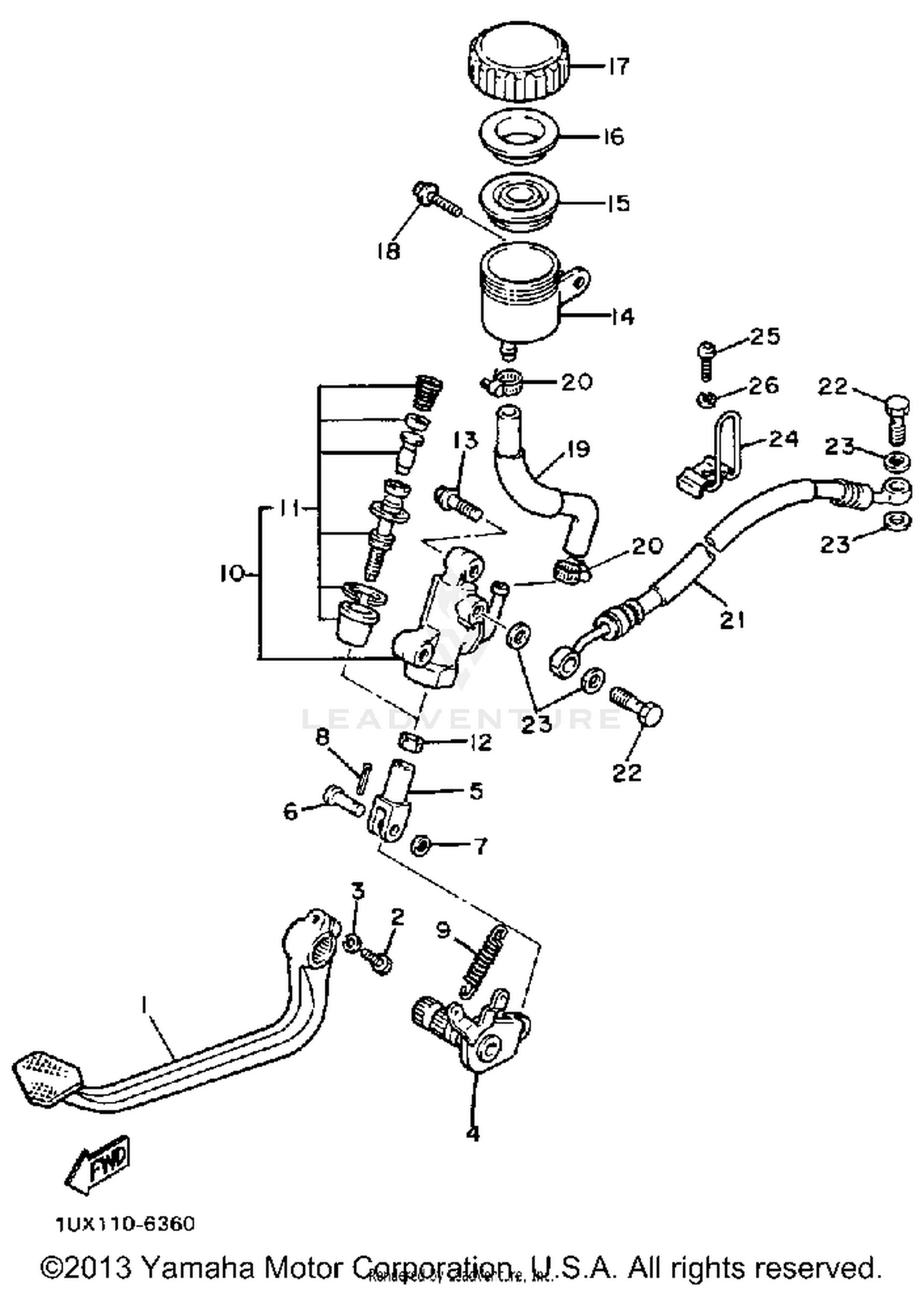 REAR MASTER CYLINDER