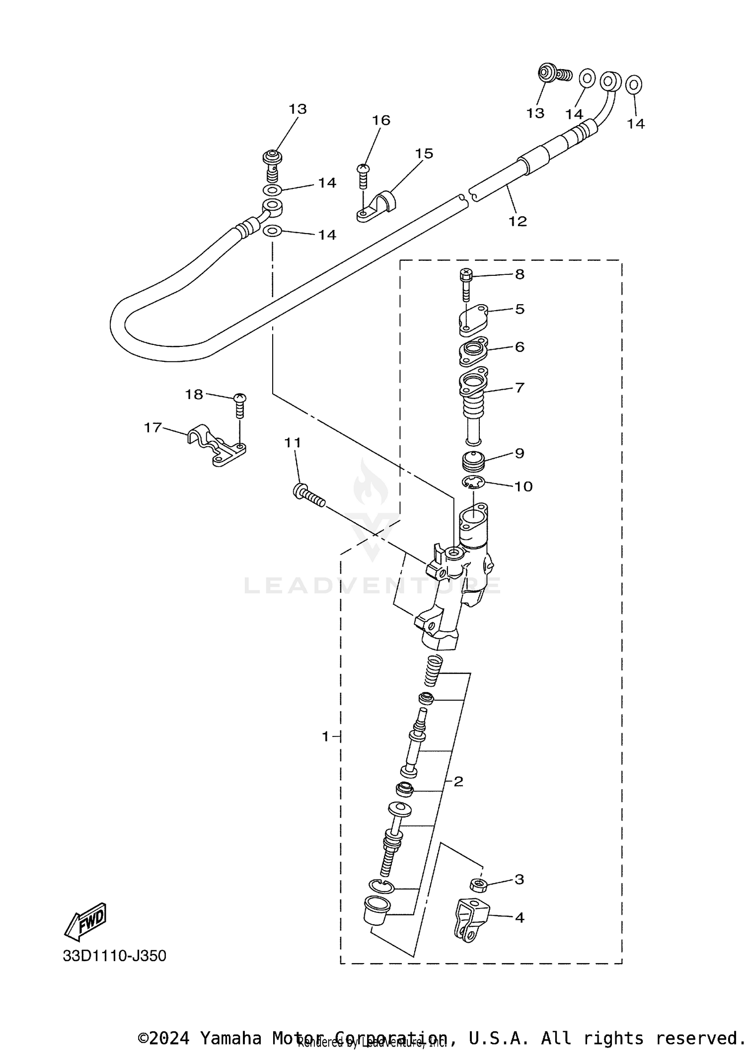 REAR MASTER CYLINDER